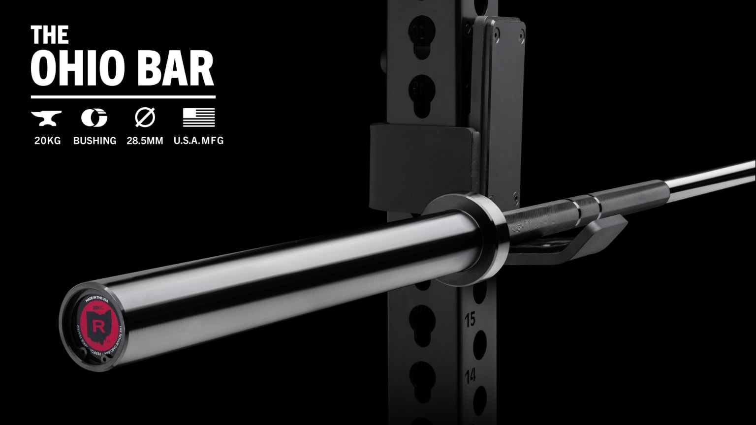 The Ohio Bar Black Oxide Rogue Fitness